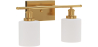 Buy Wall Lamp Aged Gold - 2-Light Wall Sconce - Jhana Aged Gold 60684 - in the UK