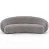 Buy Velvet Curved Sofa - 3/4 Seats - Nathan Dark grey 60691 at MyFaktory