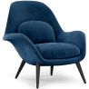 Buy Velvet Upholstered Armchair - Opera Dark blue 60706 - prices