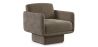 Buy Velvet Upholstered Armchair - Ren Taupe 60698 - in the UK