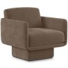 Buy Velvet Upholstered Armchair - Ren Taupe 60698 - in the UK