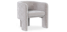 Buy Velvet Upholstered Armchair - Connor Light grey 60700 - prices