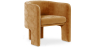Buy Velvet Upholstered Armchair - Connor Mustard 60700 - in the UK