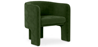 Buy Velvet Upholstered Armchair - Connor Olive 60700 - in the UK