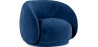 Buy Curved Velvet Upholstered Armchair - William Dark blue 60692 - in the UK