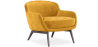 Buy Velvet Upholstered Armchair - Selvi Yellow 60694 - prices