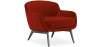 Buy Velvet Upholstered Armchair - Selvi Red 60694 with a guarantee