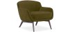 Buy Velvet Upholstered Armchair - Selvi Olive 60694 home delivery