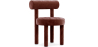 Buy Dining Chair - Upholstered in Velvet - Reece Chocolate 60708 in the United Kingdom