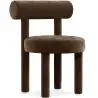 Buy Dining Chair - Upholstered in Velvet - Reece Taupe 60708 - prices
