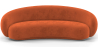 Buy Velvet Curved Sofa - 3/4 Seats - Nathan Brick 60691 in the United Kingdom