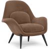 Buy Velvet Upholstered Armchair - Opera Chocolate 60706 in the United Kingdom