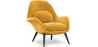 Buy Velvet Upholstered Armchair - Opera Yellow 60706 at MyFaktory