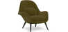 Buy Velvet Upholstered Armchair - Opera Olive 60706 - in the UK