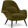 Buy Velvet Upholstered Armchair - Opera Olive 60706 - in the UK