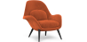 Buy Velvet Upholstered Armchair - Opera Brick 60706 home delivery