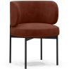 Buy Dining Chair - Upholstered in Velvet - Calibri Chocolate 61007 - prices