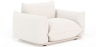 Buy  Armchair - Upholstered in Bouclé Fabric - Urana White 61012 - in the UK