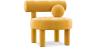 Buy  Armchair - Upholstered in Velvet - Fera Yellow 60696 in the United Kingdom