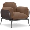 Buy Upholstered Velvet Armchair - Iura Chocolate 60650 at MyFaktory