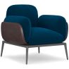 Buy Upholstered Velvet Armchair - Iura Dark blue 60650 home delivery