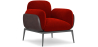 Buy Upholstered Velvet Armchair - Iura Red 60650 in the United Kingdom