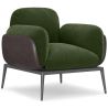 Buy Upholstered Velvet Armchair - Iura Olive 60650 - in the UK