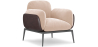Buy Upholstered Velvet Armchair - Iura Beige 60650 - prices