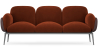 Buy 3-Seater Sofa - Upholstered in Velvet - Greda Chocolate 60652 - prices