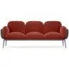 Buy 3-Seater Sofa - Upholstered in Velvet - Greda Red 60652 with a guarantee