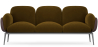 Buy 3-Seater Sofa - Upholstered in Velvet - Greda Olive 60652 with a guarantee