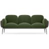 Buy 3-Seater Sofa - Upholstered in Velvet - Greda Olive 60652 - in the UK