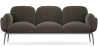 Buy 3-Seater Sofa - Upholstered in Velvet - Greda Taupe 60652 - in the UK