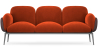 Buy 3-Seater Sofa - Upholstered in Velvet - Greda Brick 60652 - prices