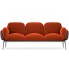 Buy 3-Seater Sofa - Upholstered in Velvet - Greda Brick 60652 in the United Kingdom