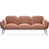Buy 3-Seater Sofa - Upholstered in Velvet - Greda Cream 60652 - prices