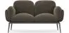 Buy 2-Seater Sofa - Upholstered in Velvet - Greda Taupe 60651 - in the UK