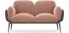 Buy 2-Seater Sofa - Upholstered in Velvet - Greda Cream 60651 at MyFaktory