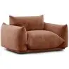 Buy Armchair - Velvet Upholstery - Urana Chocolate 61011 - prices