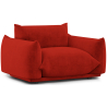 Buy Armchair - Velvet Upholstery - Urana Red 61011 in the United Kingdom