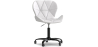 Buy PU Upholstered Office Chair - Black Winka Frame White 61049 - in the UK