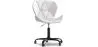 Buy PU Upholstered Office Chair - Black Winka Frame White 61049 - in the UK