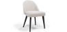 Buy Dining Chair - Upholstered in Bouclé Fabric - Percin White 61051 - in the UK