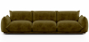 Buy 3-Seater Sofa - Velvet Upholstery - Urana Olive 61013 with a guarantee
