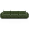 Buy 3-Seater Sofa - Velvet Upholstery - Urana Olive 61013 with a guarantee