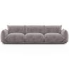 Buy 3-Seater Sofa - Velvet Upholstery - Urana Dark grey 61013 home delivery