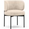 Buy Dining Chair - Upholstered in Velvet - Calibri White 61007 in the United Kingdom