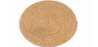 Buy Round jute rug - Boho Bali - 100 CM - Nisha Natural 61070 - in the UK