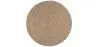 Buy Round Jute Rug - Boho Bali - 100 CM - Jenón Natural 61086 - in the UK
