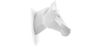 Buy Origami Horse Head - Resin White 58957 - in the UK